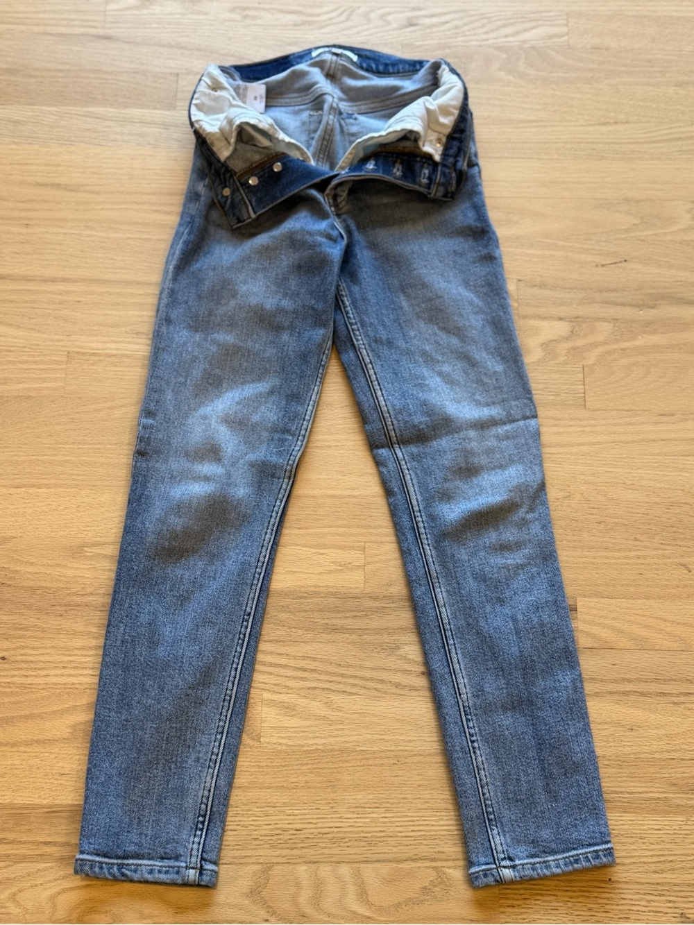 Re/Done Women's Medium Blue Skinny Jeans